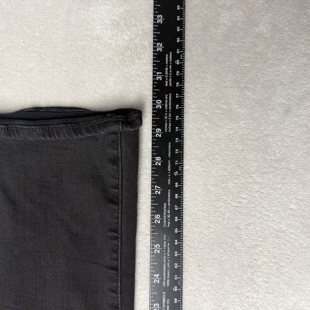 NYDJ Marilyn Straight Leg Jeans Black Lift Tuck Sure Stretch Denim Size 6 - Picture 5 of 12